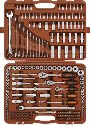 Ombra OMT216S Набор инструмента универсальный 1/4", 3/8", 1/2"DR, 216 предметов OMT216S