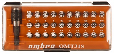 Ombra OMT31S Набор вставок-бит, 31 предмет OMT31S
