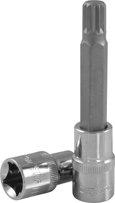 Ombra 121705 Насадка торцевая 1/2"DR с вставкой-битой SPLINE, M5, 100 мм 121705